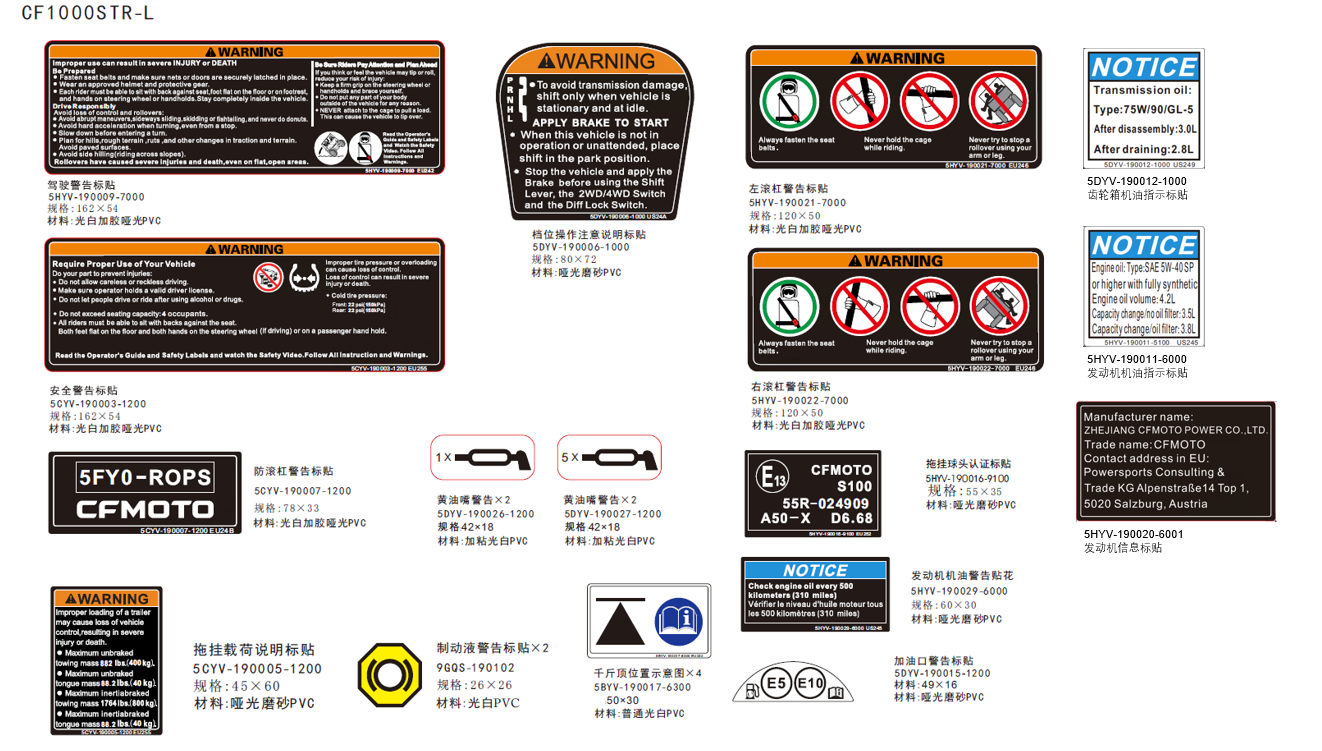 WARNING LABEL