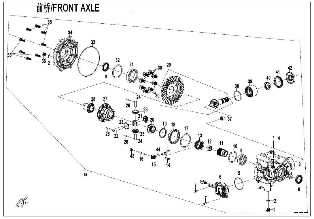 FRONT AXLE