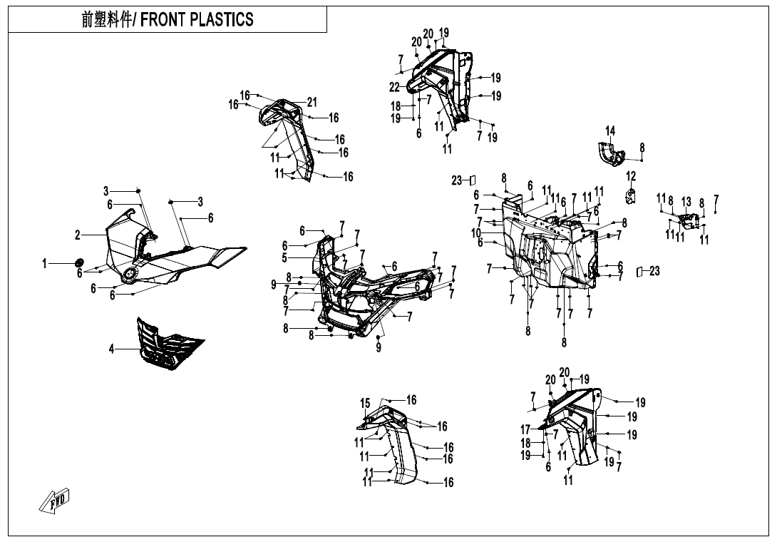 FRONT PLASTICS