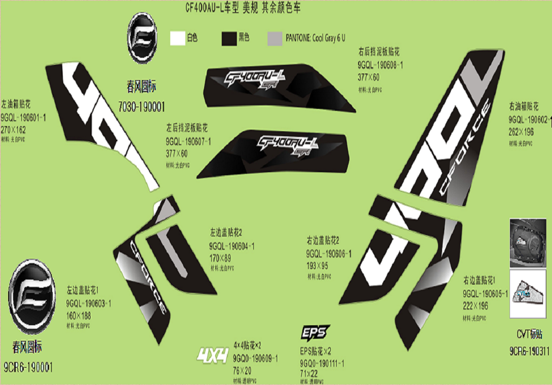 DECAL KITS(USA, OTHER COLOR, 2017)