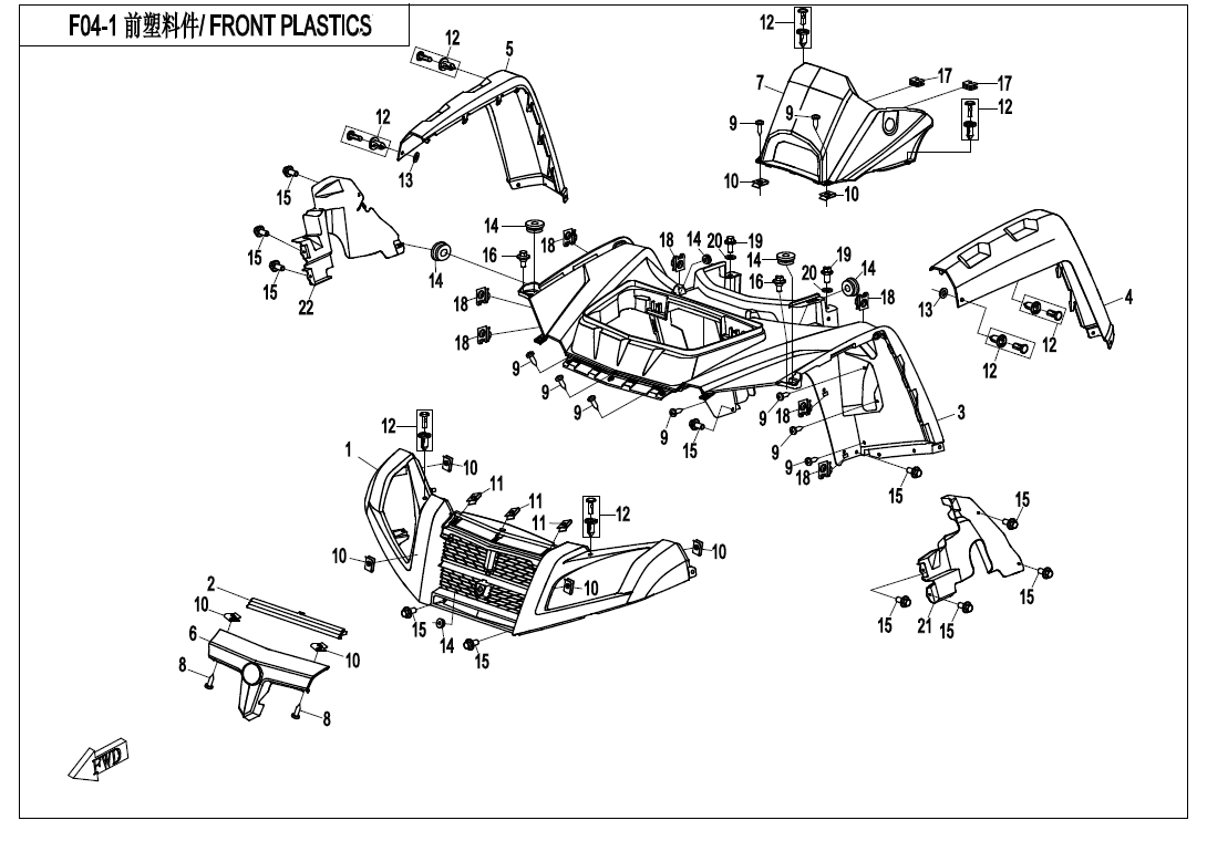 FRONT PLASTICS