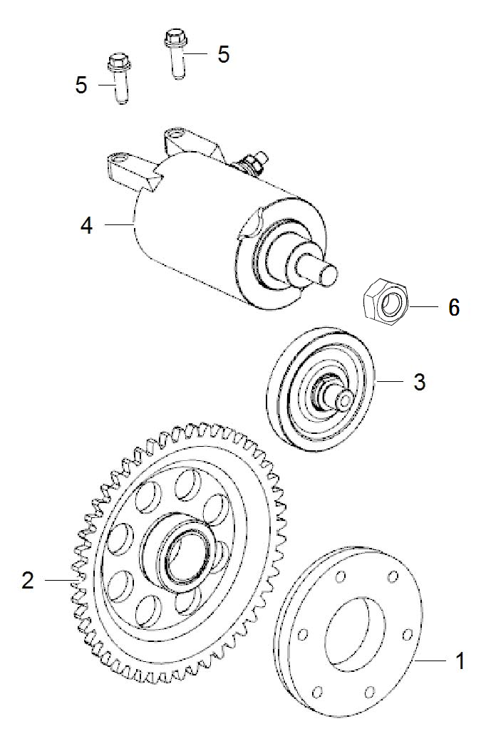 STARTER MOTOR / STARTER CLUTCH