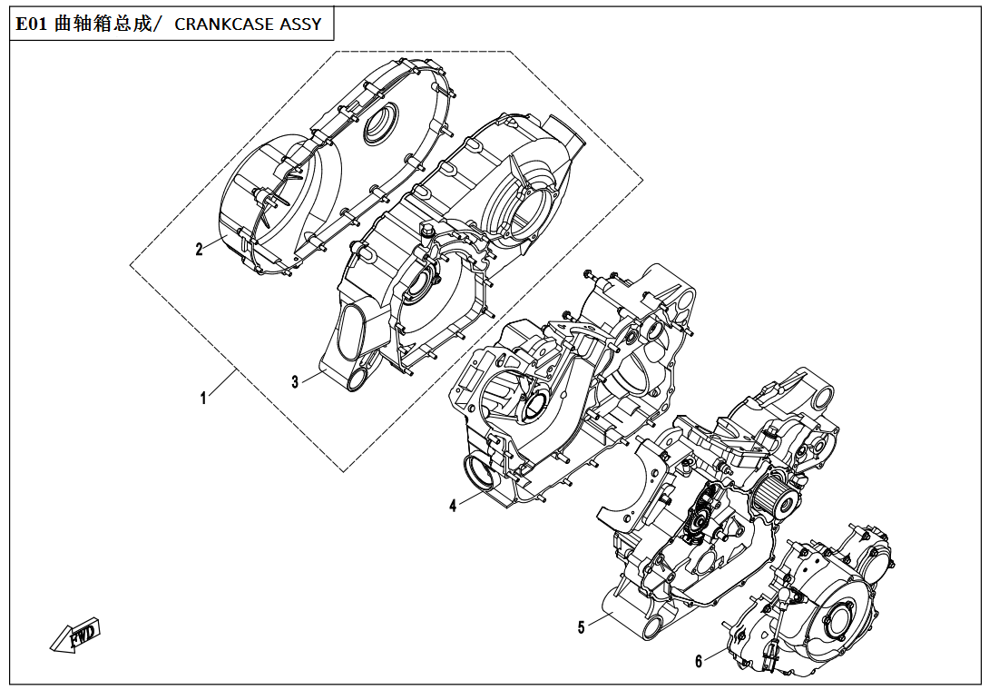 CRANKCASE ASSY