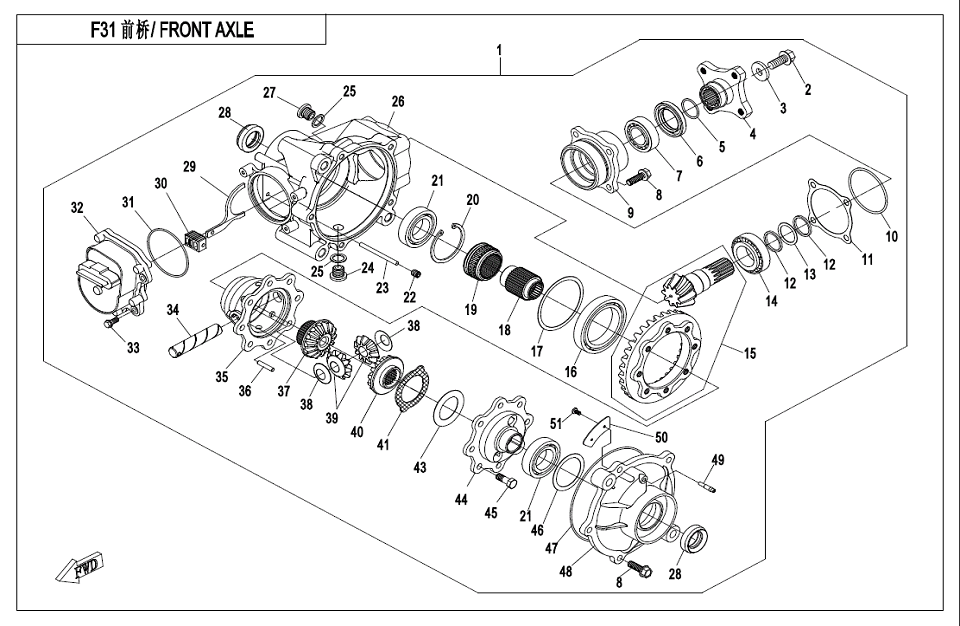 FRONT AXLE