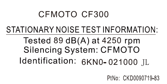 NOISE DECAL(AUSTRALIA)
