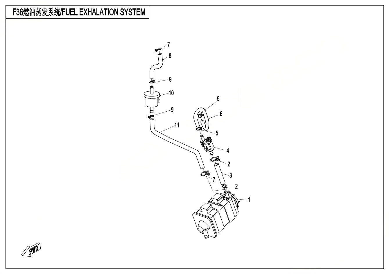 FUEL EVAPORATION SYSTEM