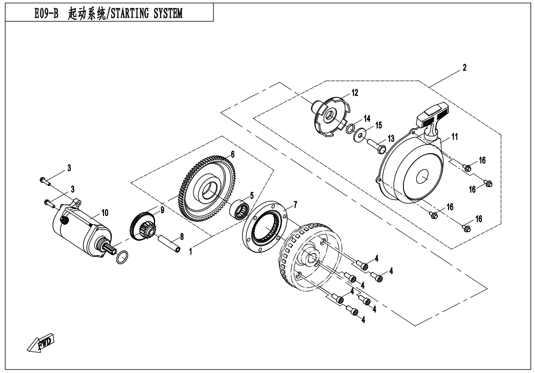 STARTING SYSTEM(WITH RECOIL START)