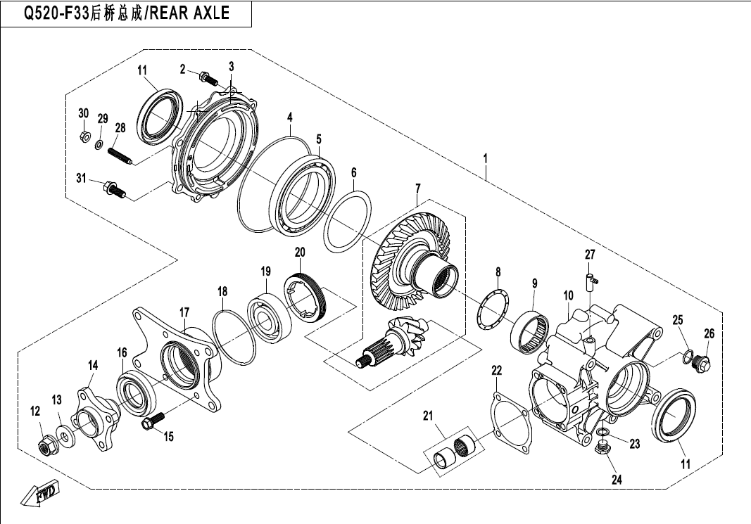 REAR AXLE