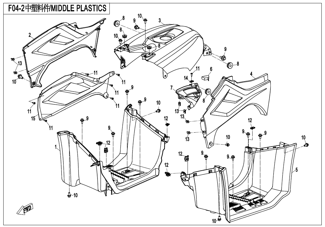 MIDDLE PLASTIC