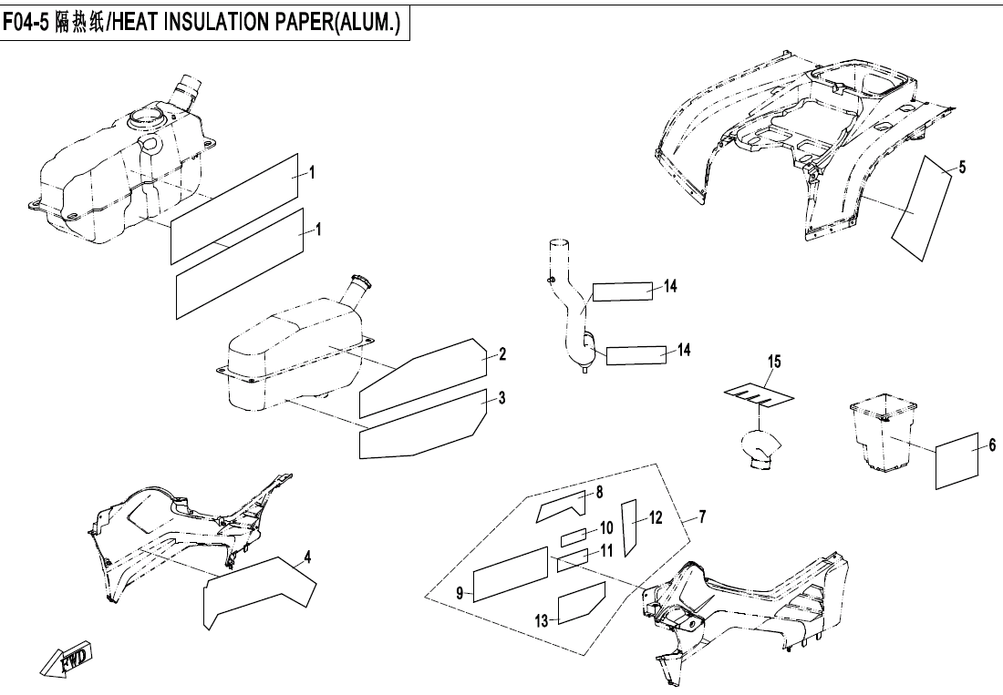 HEAT INSULATION PAPER(ALUM.)