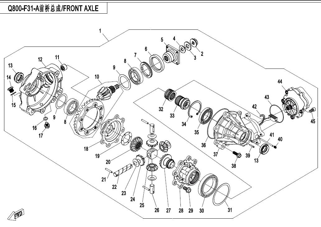 FRONT AXLE