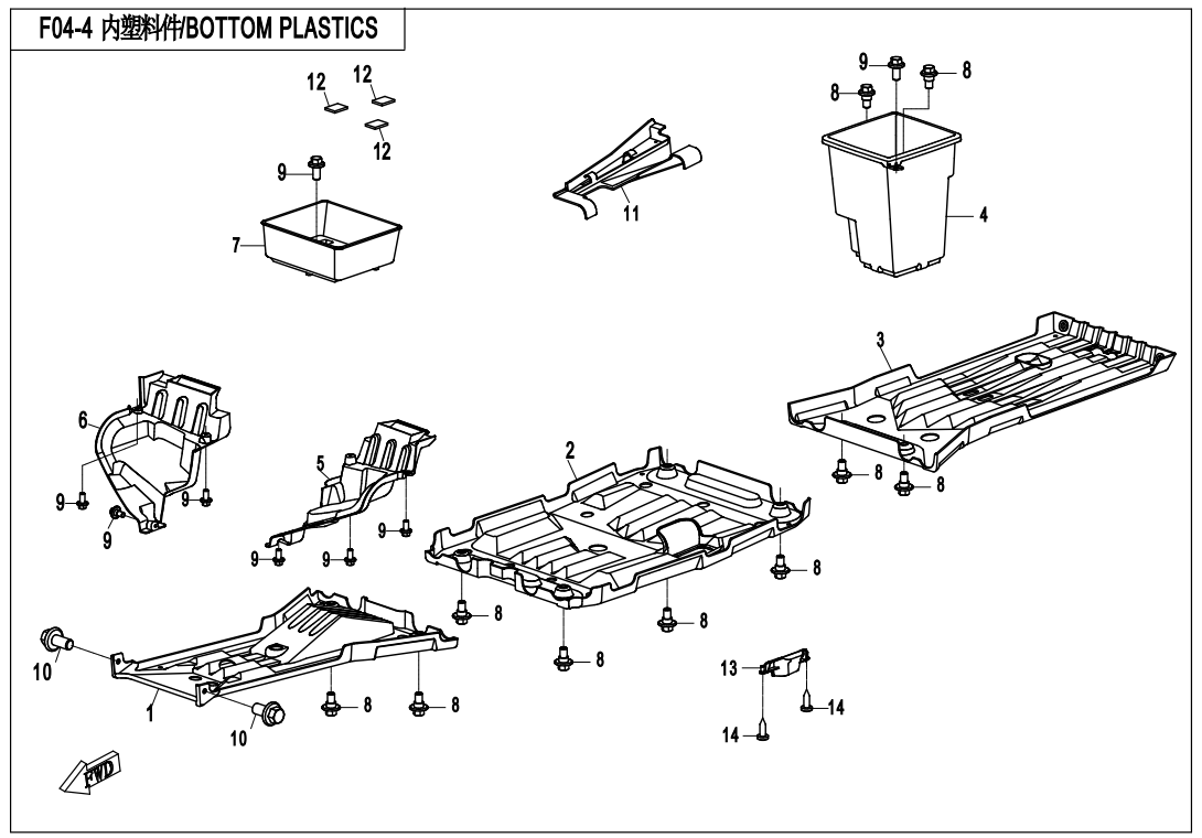 BOTTOM PLASTICS