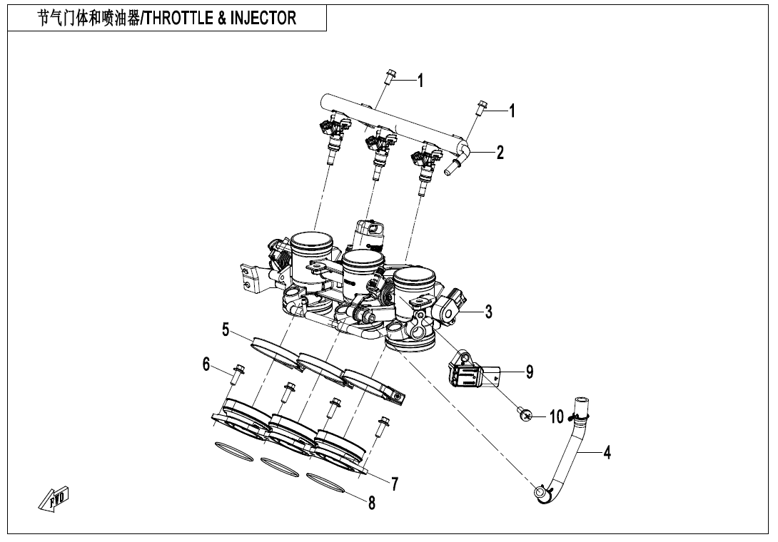 THROTTLE @^ INJECTOR