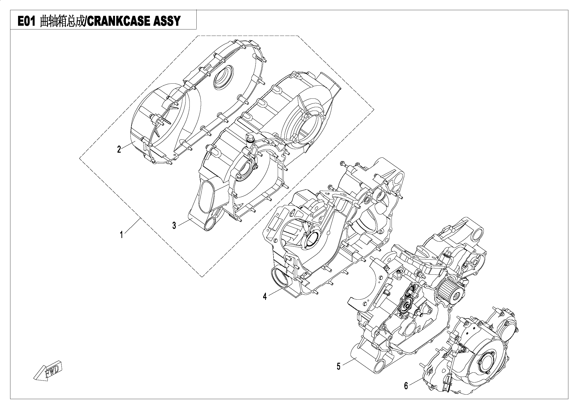 CRANKCASE ASSY.