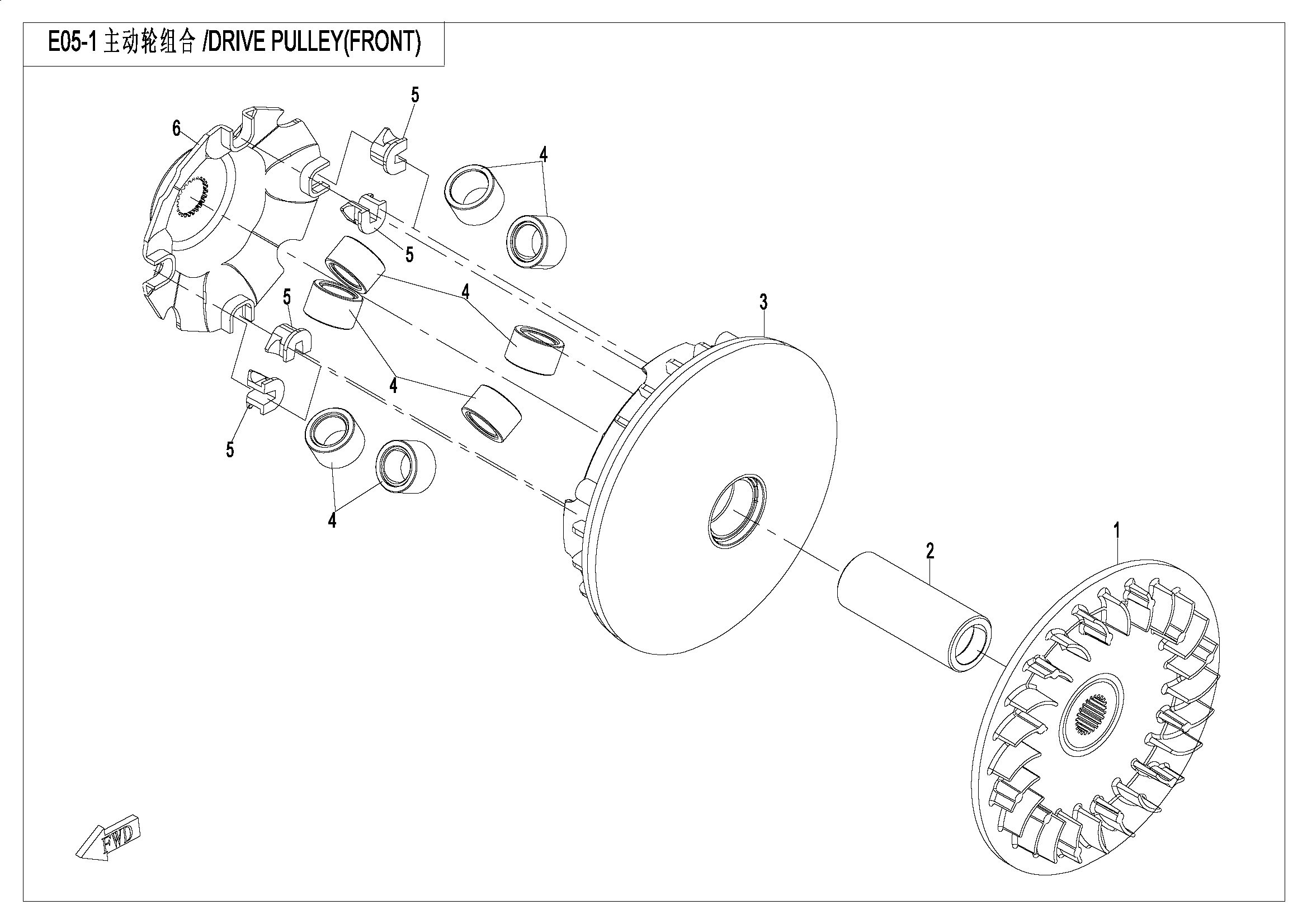 DRIVE PULLEY ASSY.