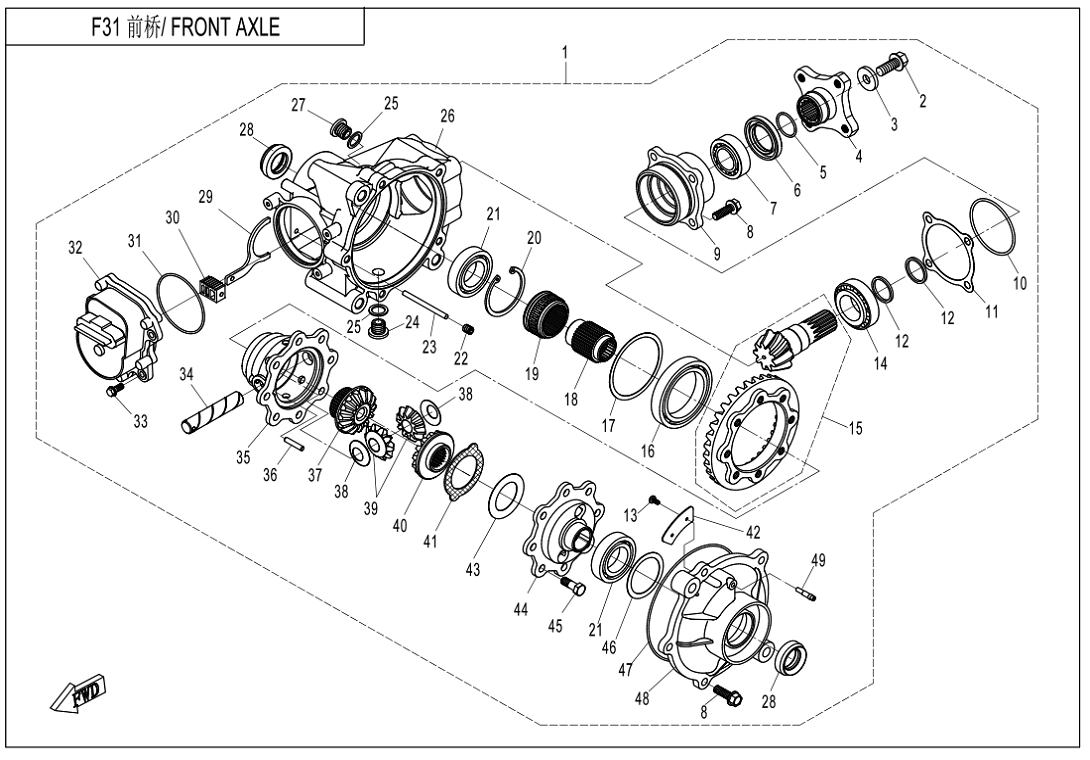 FRONT AXLE