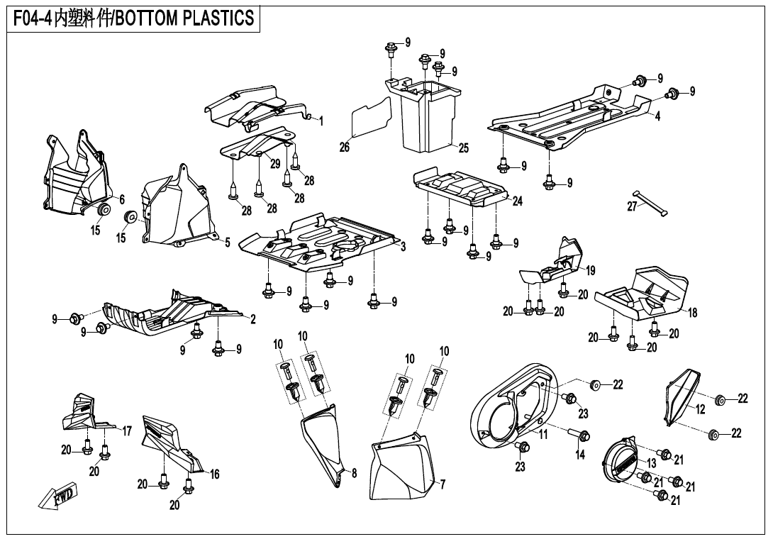 BOTTOM PLASTICS