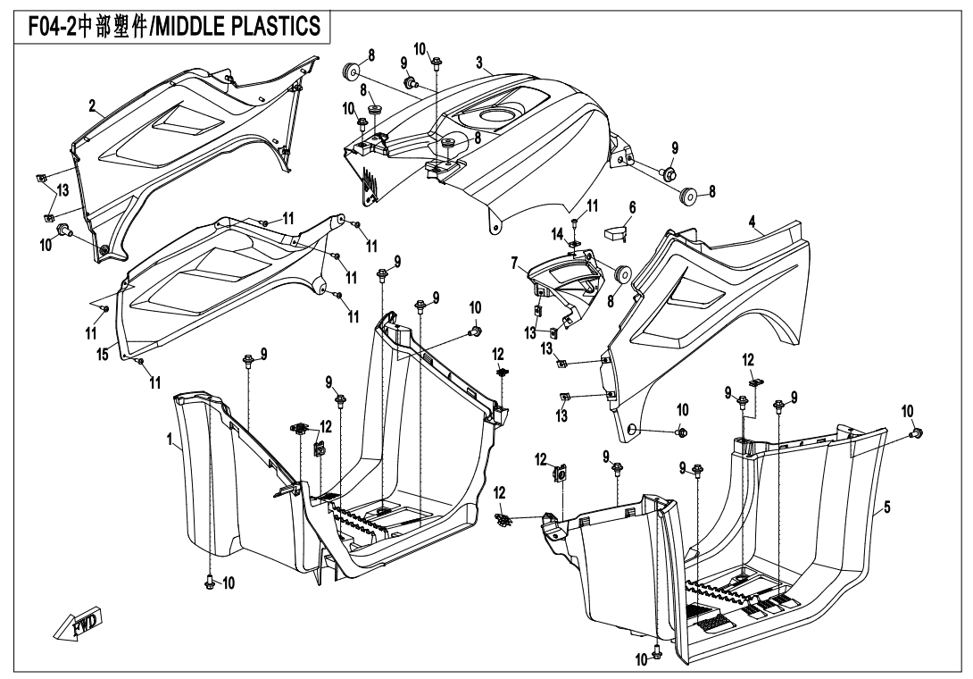 MIDDLE PLASTIC