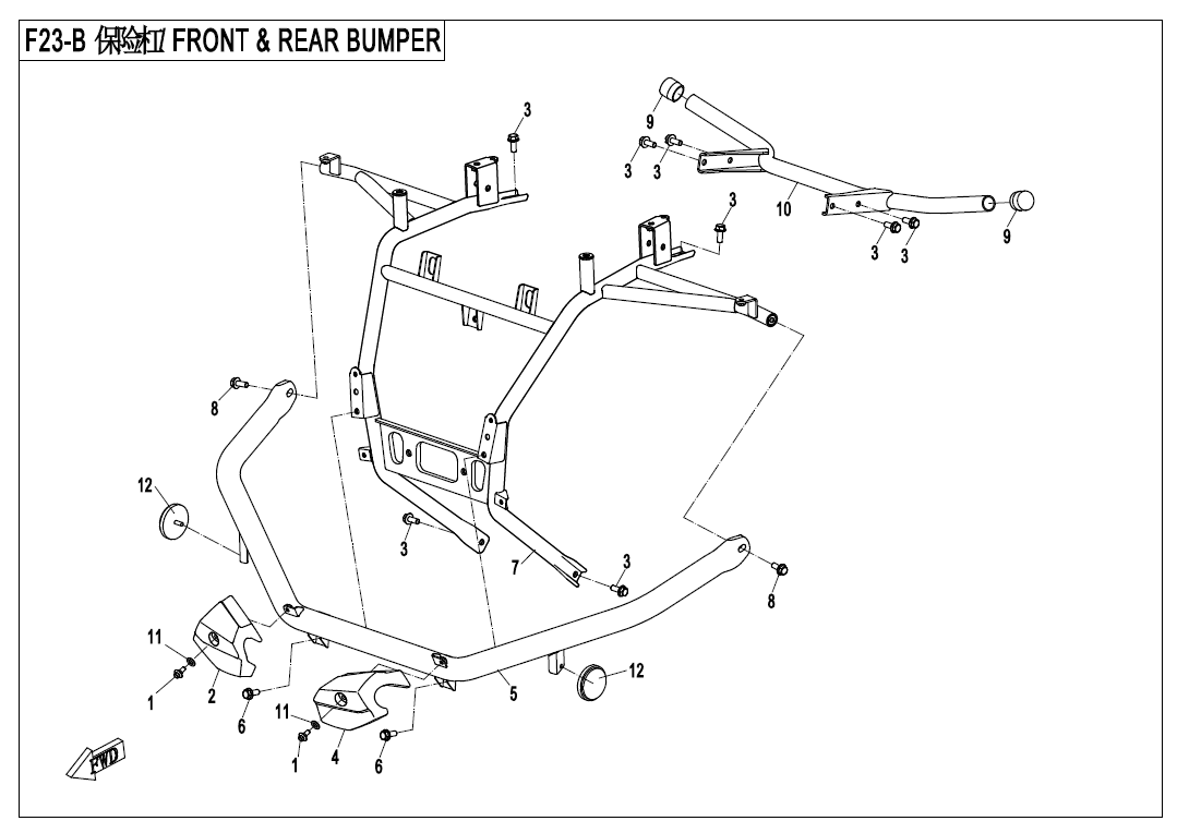 BUMPER(IRON,FOR CANADA)