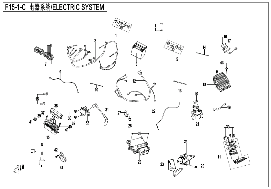 ELECTRIC SYSTEM(USA,FOR FUEL VAPORATION SYSTEM)
