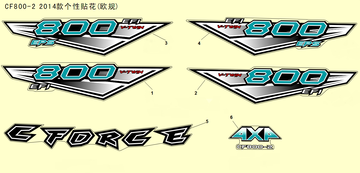 FUEL TANK DECALS(EURO)