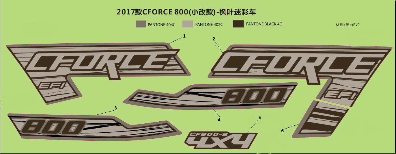 AIR FILTER COVER DECALS