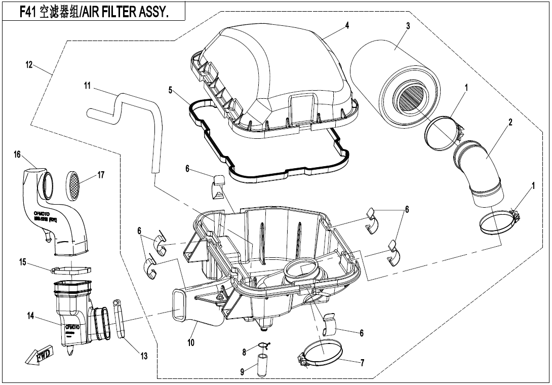 AIR FILTER ASSY.