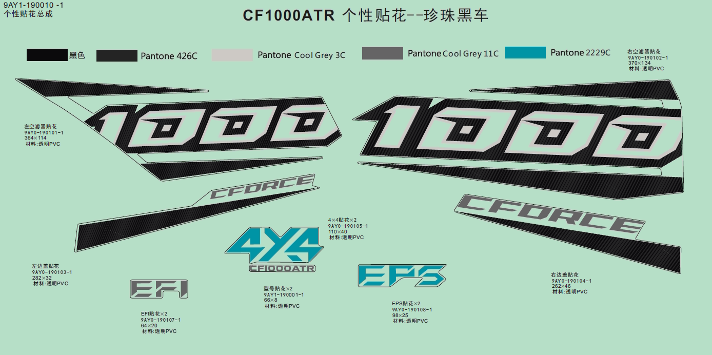 DECAL(PEARL BLACK)