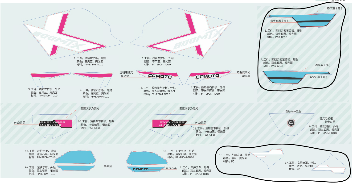 DECALS(Zephyr Blue)