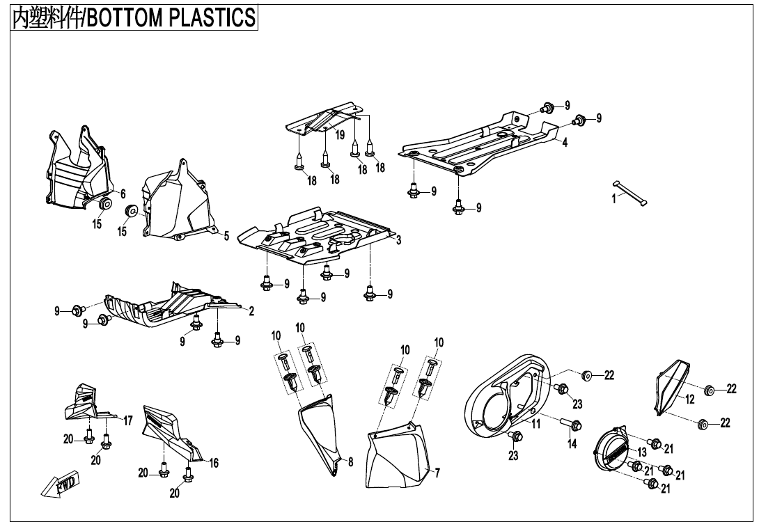 BOTTOM PLASTICS