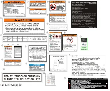 warning-decalna