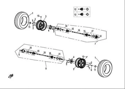rear-wheel