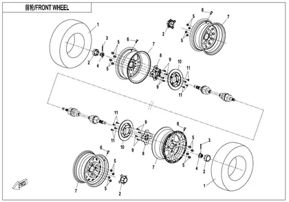 front-wheel