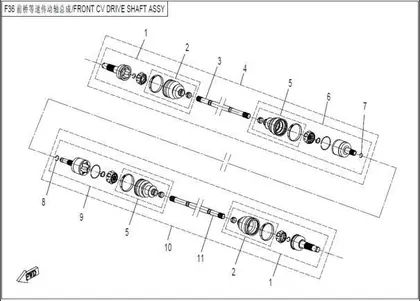 front-cv-shaft（sps）