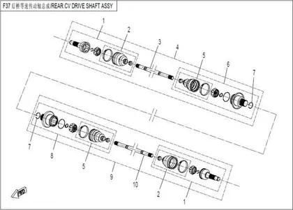 rear-cv-shaft（sps）