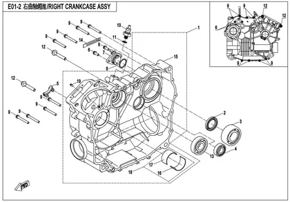 right-crankcase-assy（new）-0
