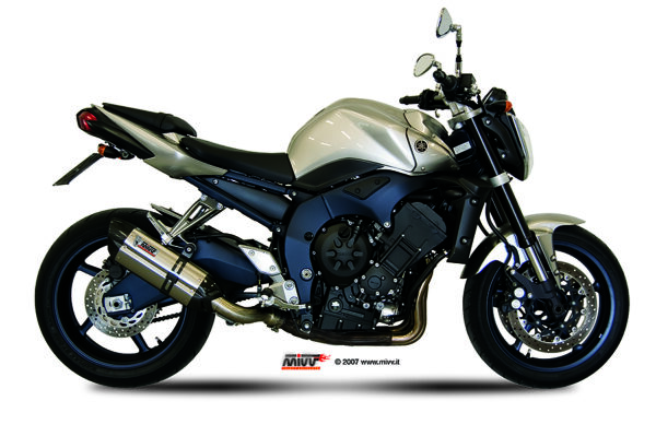 Escape Mivv Slip-On Suono St. Steel con tapa carbono Yamaha FZ1 / FZ1 Fazer 2006-16