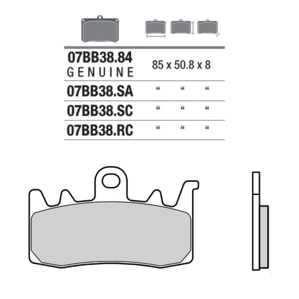 Pastillas De Freno Brembo R1200Rt  Aprilia Tuono 1100 15