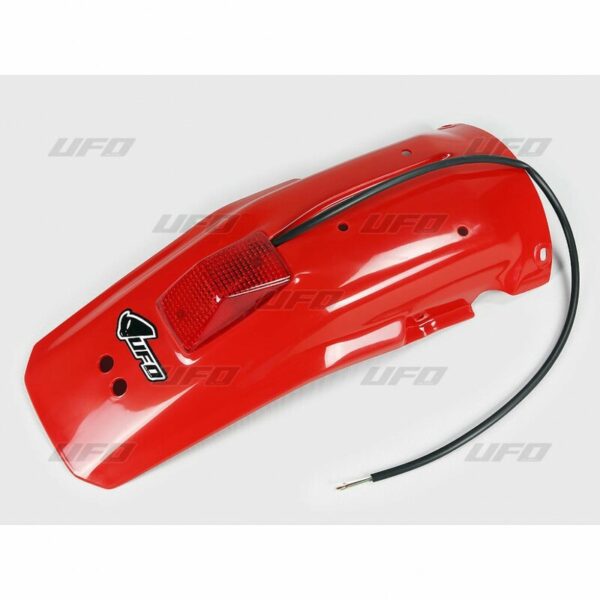 Guardabarros trasero con piloto UFO Honda rojo HO02650-069