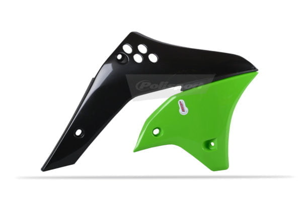 TAPAS RADIADOR KX250F (06-08) Negro/Verde 8426200005