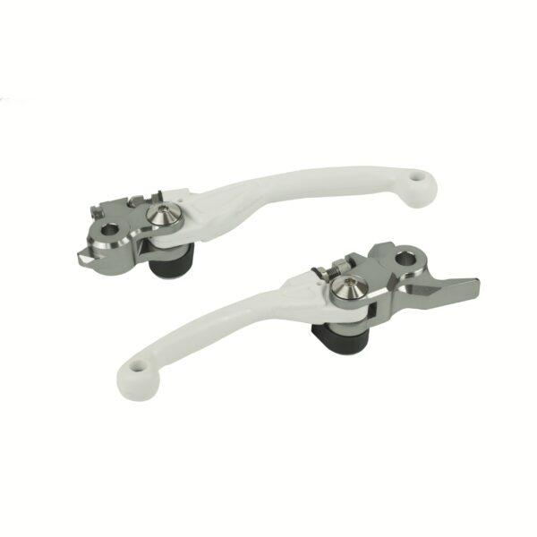 MANETAS PIVOTANTES IRROMPIBLES HONDA CRF250R/450R (07-24) CRF250RX (19-24) CRF450RX (18-20) Blanco