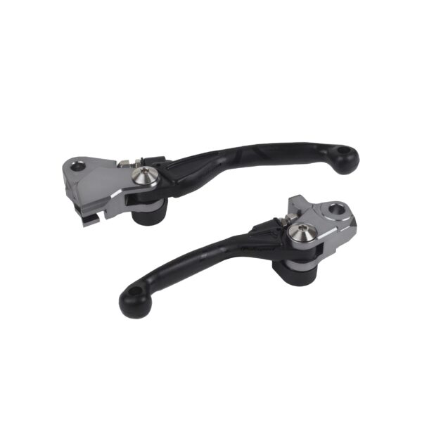 MANETAS PIVOTANTES IRROMPIBLES KAWASAKI KX250 (21-24) KX450 (19-23) Negro