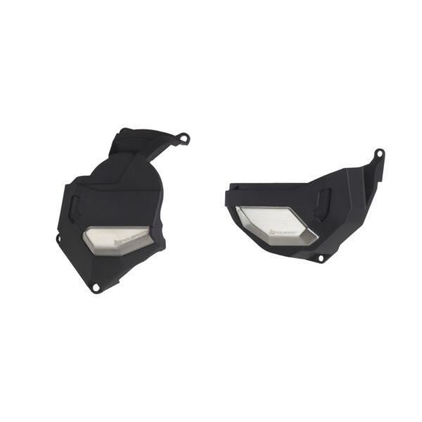 KIT PROTECTOR TAPA EMBRAGUE + ENCENDIDO AFRICA TWIN 1100L DCT (20->) Negro