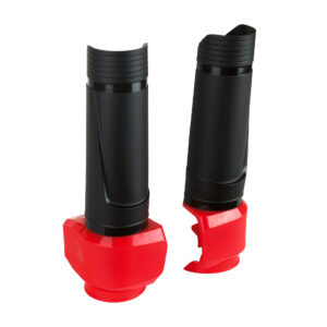 PROTECTOR TUBO SUPERIOR HORQUILLA Negro/Rojo 8488000004