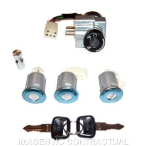 Kit contacto, sillín y guantera Peugeot Geo 50