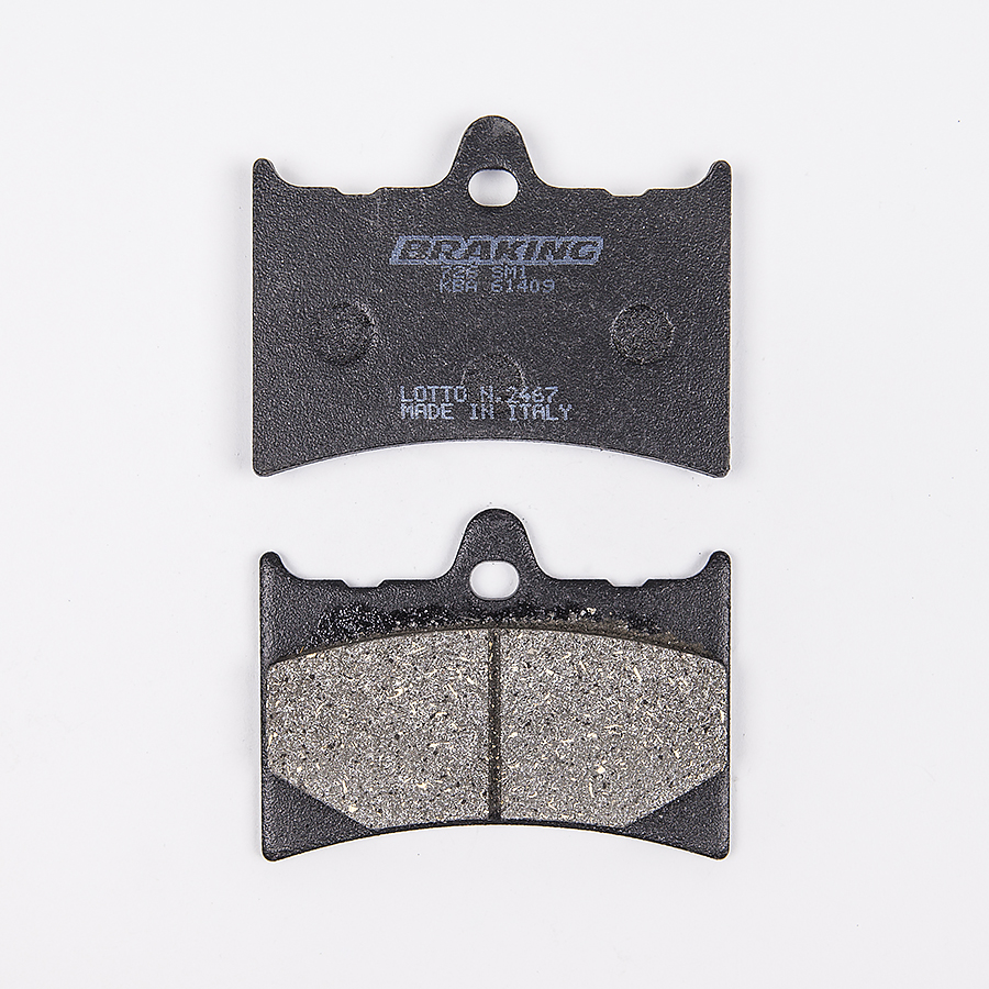 Braking Juego de pastillas de freno semimetálicas SM1 para Aprilia/Benelli/Gilera/KTM