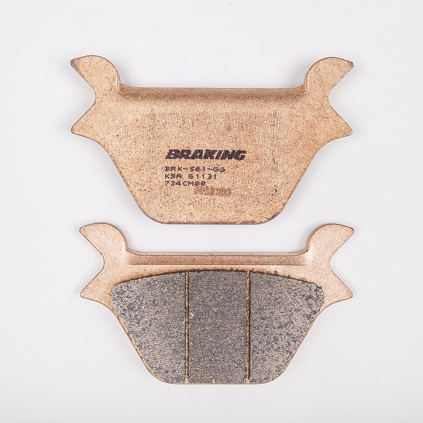 Braking Juego de pastillas de freno sinterizadas CM88 para Harley