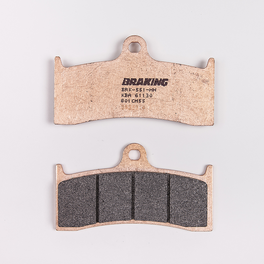 Braking Juego de pastillas de freno sinterizadas CM55 para Buell/Honda/Kawasaki/MV Agusta