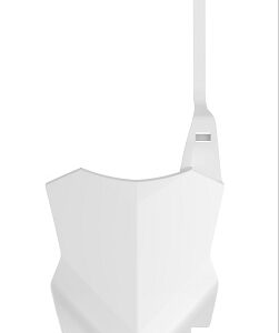 PORTANUMEROS KX250F(17-23) KX450F(16-23) Blanco 8665900002