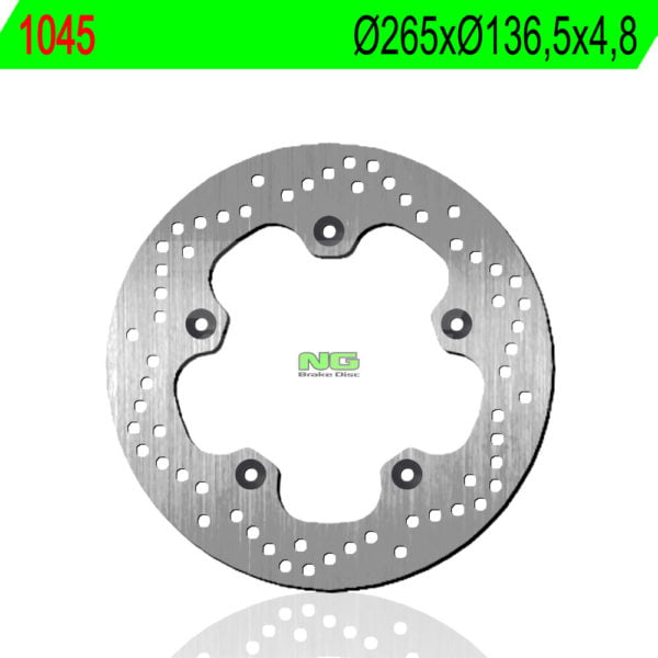Disco de Freno para moto Ng 1045 265 X 136.5 X 4.5
